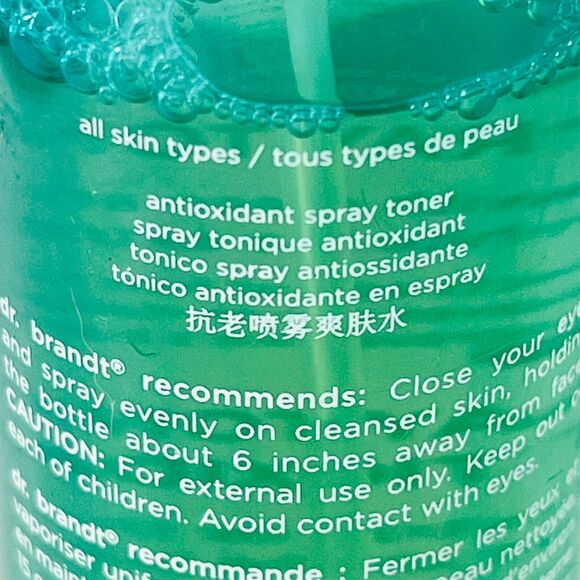 Dr. Brandt Antioxidant Spray Toner Spray Hydrate Balance 3.4 fl oz 100ml New - Picture 4 of 4